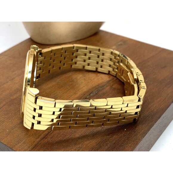 Bulova Men's Watch 97A153 Regatta Quartz White Dial Gold Stainless Steel 38mm - Picture 7 of 12